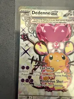 Pokemon Dedenne EX TCG Scarlet & Violet Paldea Evolved Holo Card 239/193 - Image 2