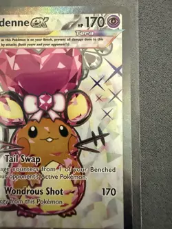 Pokemon Dedenne EX TCG Scarlet & Violet Paldea Evolved Holo Card 239/193 - Image 3