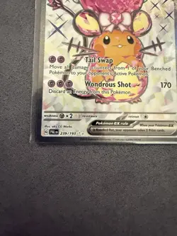Pokemon Dedenne EX TCG Scarlet & Violet Paldea Evolved Holo Card 239/193 - Image 5