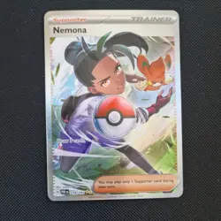 Pokemon TCG Paldean Fates Nemona Special Illustration Rare Card 238/091 - Image 1