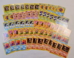 1999 Pokemon Fossil Base Unlimited Card Lot of 375 Common Pokemon Partial Set - Image 2