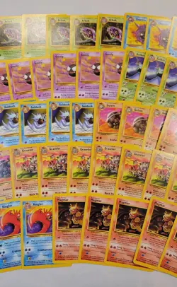 1999 Pokemon Fossil Base Unlimited Card Lot of 375 Common Pokemon Partial Set - Image 4