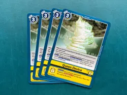 Queen Device BT19-093 Playset Special Booster 2.0 2.5 Digimon Card x4 - Image 1