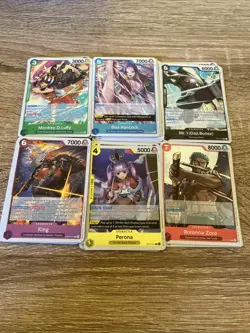 One Piece | OP14 | Azure Sea’s Seven | Holo Bundle | 50+ Cards | Mint - Image 1