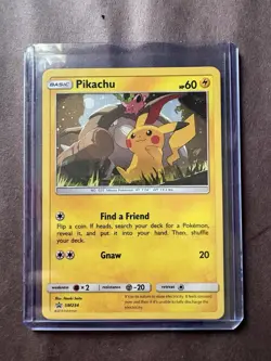 Pokemon TCG Card Pikachu SM234 Promo Basic 60 HP The Pokemon Company Card Stock - Image 1