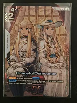 Graceful Demeanor GD04-117 R+ Gundam Card Game TCG Alt Art English - Image 1