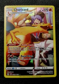 Pokemon TCG Charizard Lost Origin Holo Ultra Rare Card TG03/TG30 - Image 1