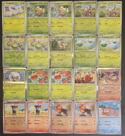 Prismatic Evolutions 161 Card Complete Common, Uncommon, Rare W/ Reverses Holo - Image 1