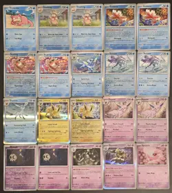 Prismatic Evolutions 161 Card Complete Common, Uncommon, Rare W/ Reverses Holo - Image 2