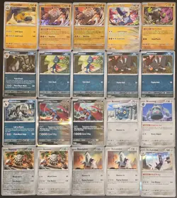 Prismatic Evolutions 161 Card Complete Common, Uncommon, Rare W/ Reverses Holo - Image 4