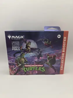 MTG TMNT Tin Set of 5 & Collectors Box, Splinter Figure, Nintendo Game - Image 2