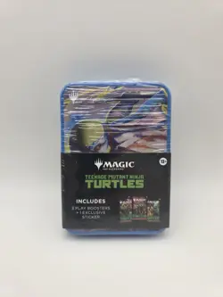 MTG TMNT Tin Set of 5 & Collectors Box, Splinter Figure, Nintendo Game - Image 5