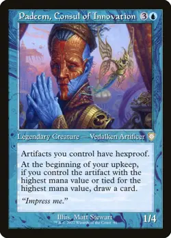 MTG Padeem, Consul of Innovation (91/241) The Brothers' War Commander LP - Image 1