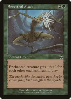 Ancestral Mask Mercadian Masques LP MTG - Image 1