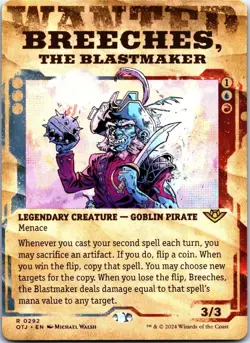 Breeches, the Blastmaker (Showcase) R Outlaws of Thunder Junction 292 LP - Image 1