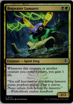 Bogwater Lumaret C Secrets of Strixhaven 177 NM Foil Magic - Image 1