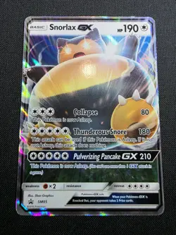Snorlax GX SM05 Sun And Moon Black Star Promos 2016 Pokemon TCG - Image 2