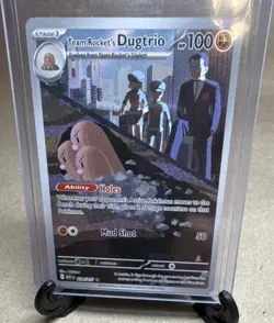 Pokemon Team Rocket's Dugtrio Holo Rare Team Rocket 239/217 100HP Stage 1 50Atk - Image 1