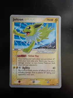 Pokemon TCG Jolteon Gold Star 101/108 2007 World Championships - Image 1