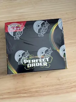 Pokemon Mega Evolution Perfect Order Booster Box Sealed - Image 1