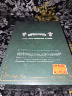 4x Guinness World Record Breaks Pokemon Slab Box SEALED Gray CGC 20 Slabs 4x 1/1 - Image 5