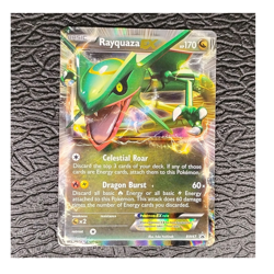 DAMAGED Pokemon TCG Rayquaza EX BW47 Black Star Promo Holo Beautiful Copy - Image 1