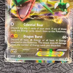 DAMAGED Pokemon TCG Rayquaza EX BW47 Black Star Promo Holo Beautiful Copy - Image 4