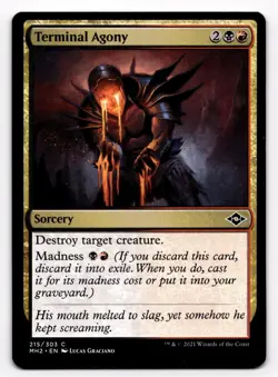 Magic the Gathering MTG Terminal Agony (215) Modern Horizons 2 - Image 1