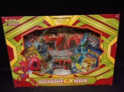 POKEMON TCG: SCIZOR EX XY EVOLUTIONS COLLECTION BOX New Factory Sealed - Image 1
