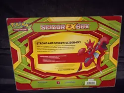 POKEMON TCG: SCIZOR EX XY EVOLUTIONS COLLECTION BOX New Factory Sealed - Image 2