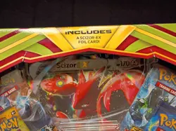 POKEMON TCG: SCIZOR EX XY EVOLUTIONS COLLECTION BOX New Factory Sealed - Image 3