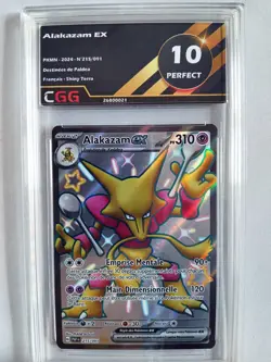Carte Pokemon Francais Alakazam ex (PAF 215) Destinees de Paldea CGG 10 26800021 - Image 1