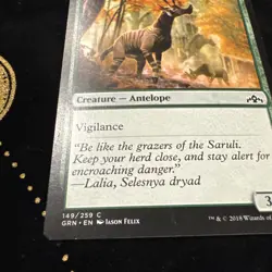 MTG Magic the Gathering Wary Okapi (149/291) Guilds of Ravnica LP - Image 2