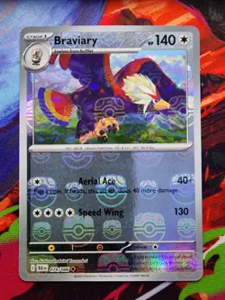 Pokemon TCG - Braviary (Master Ball Pattern) 078/086 Sv: Black Bolt Holo - Image 1