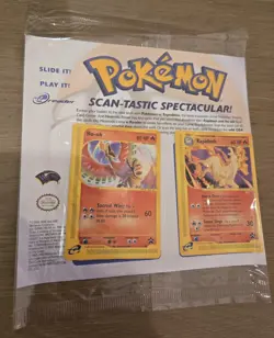 SEALED Pokemon TCG Scan-Tastic Spectacular e-Reader Series Ho-Oh Rapidash PROMO - Image 2