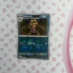 2025 Pokemon TCG Black Bolt - Krokorok [Master Ball] #58/86 - NM - Image 1