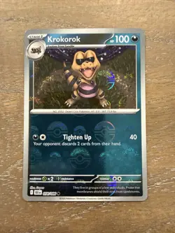 KROKOROK 058/086 BLACK BOLT POKEMON (POKE BALL, NM) - Image 1