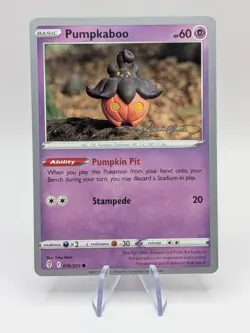 Pokemon TCG Pumpkaboo Non Holo World Championship Deck 2022 Stamped - NM - Image 1