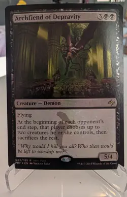 Archfiend of Depravity - Foil - Fate Reforged: Intro Pack Promo *LP* Light MTG - Image 1