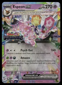 Espeon ex - 034/131 034/131 Promo Holo SV: Prismatic Evolutions Pokemon Holo NM - Image 1