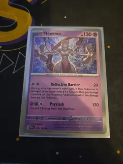 Mewtwo 150/165 Rare 151 Pokemon Holo NM - Image 1