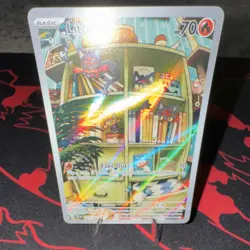 Pokemon Litten Illustration Rare Full Art Holo SV05 Temporal Forces 184/162 70HP - Image 1