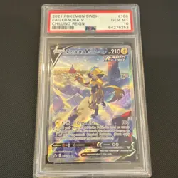 Pokemon Zeraora V Ultra Rare Full Art Holo Chilling Reign 166/198 PSA 10 2021 - Image 1