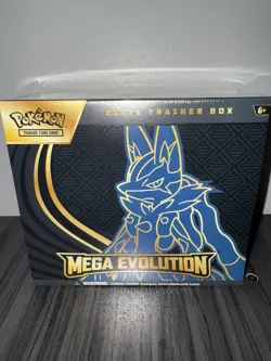 Pokemon TCG Mega Evolution Lucario Elite Trainer Box ETB NEW FACTORY SEALED - Image 1