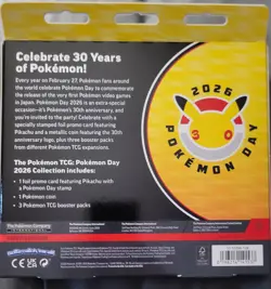 Pokemon Day 2026 Collection Box—Pikachu Promo, Booster Packs, Special Edition - Image 2