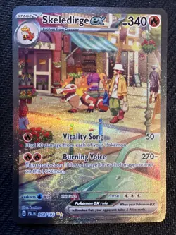 Pokemon TCG Skeledirge Ex 258/193 Paldea Evolved Special Illustration Rare NM - Image 1