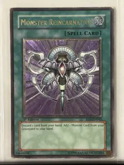 Yu-Gi-Oh! Monster Reincarnation RDS-EN045 Ultimate Rare 1st Edition - Image 1