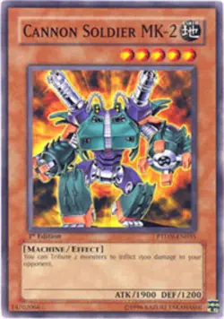 Cannon Soldier MK-2 - PTDN-EN035 - Common - 1st Edition Lightly Played Phantom D - Image 1