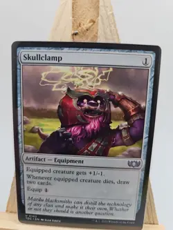 MTG Skullclamp Commander: Tarkir: Dragonstorm 0103 Near Mint Condition - Image 1