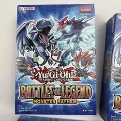 Yu-Gi-Oh Battles of Legend Monster Mayhem 1st Edition Box Set TCG Sealed Lot - Image 2
